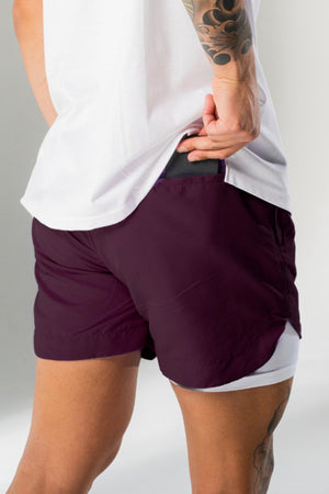 Lifestyle Lined Shorts Merlot