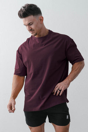 Oversized Tee Merlot