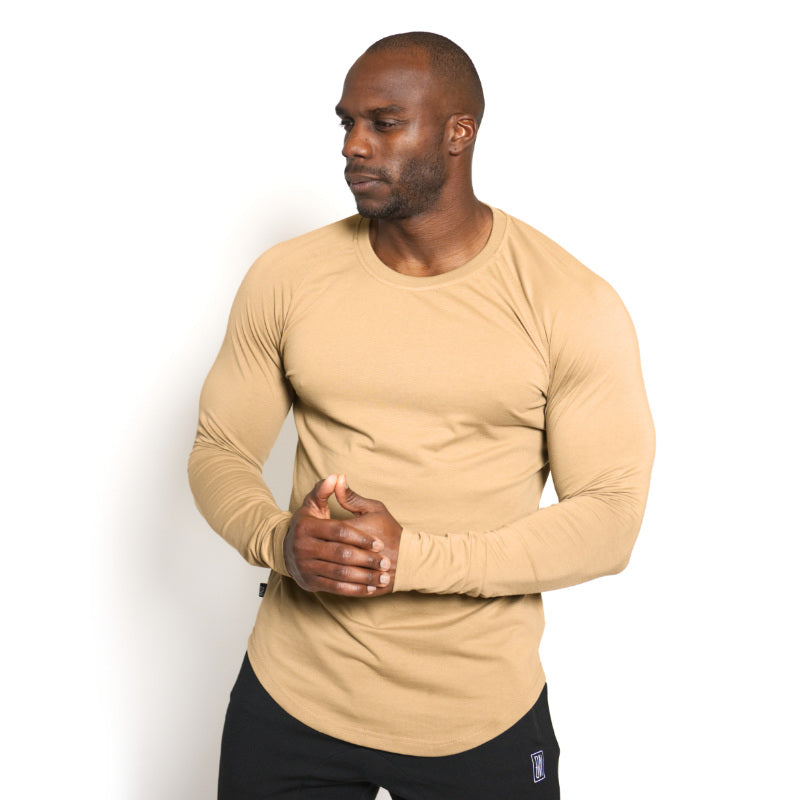Scoop Long Sleeve Frosted Almond