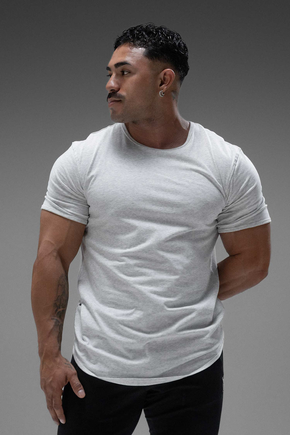 Signature Tee Ash