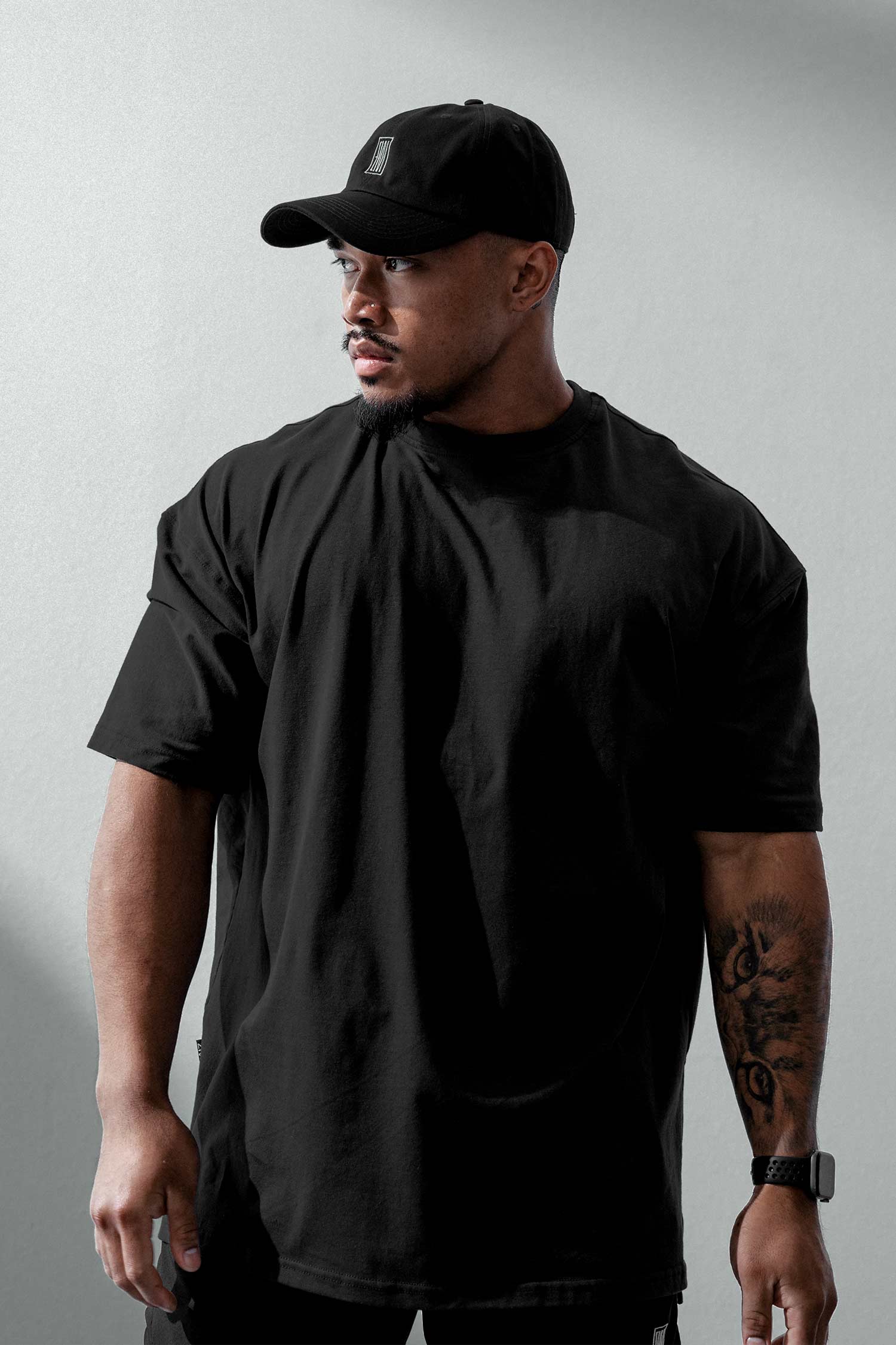 TAIDADA Vintage Tee(Black) XLサイズ Oversized Tee Black