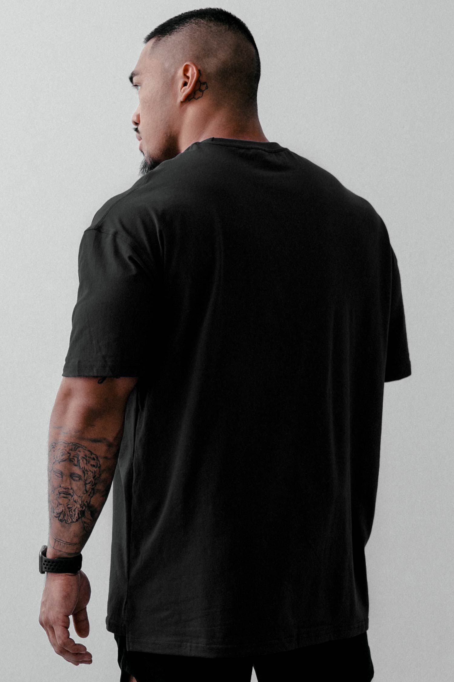 TAIDADA Vintage Tee(Black) XLサイズ Oversized Tee Black