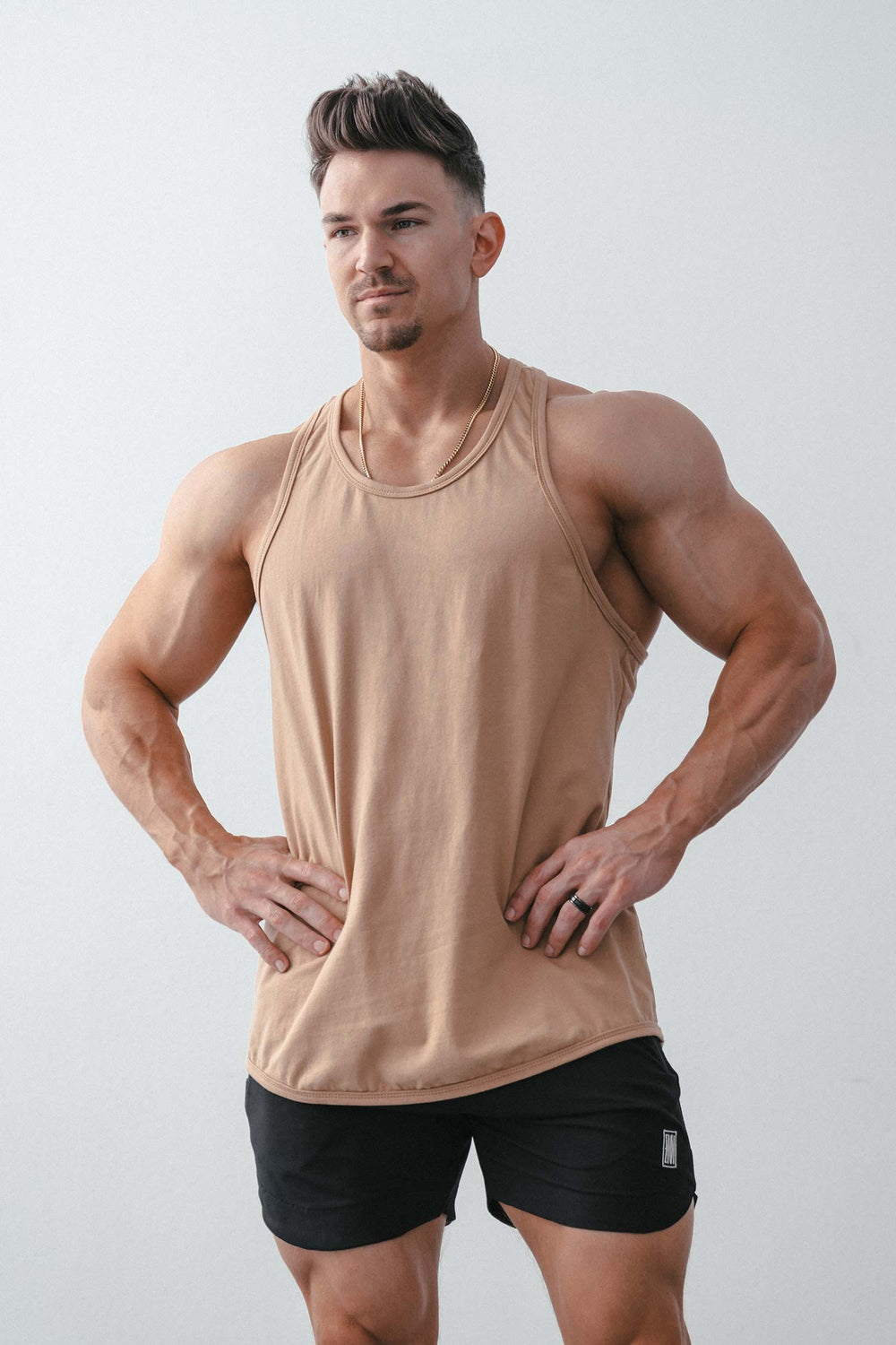 Blaze Stringer Tank Almond