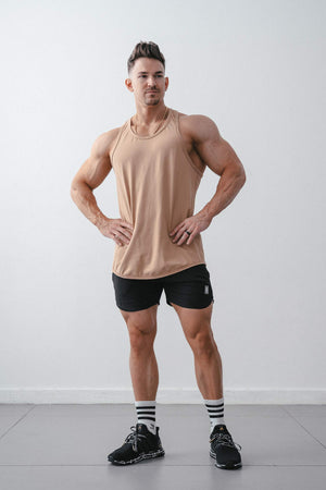 Blaze Stringer Tank Almond