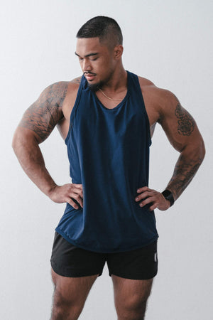 Blaze Stringer Tank Navy