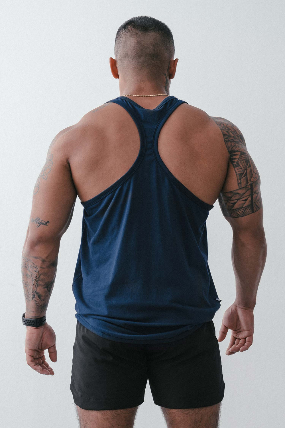 Blaze Stringer Tank Navy