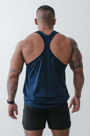 Blaze Stringer Tank Navy