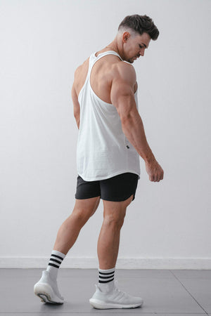 Blaze Stringer Tank White