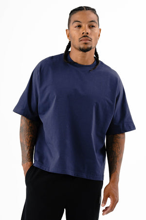 Legacy Boxy Tee Navy