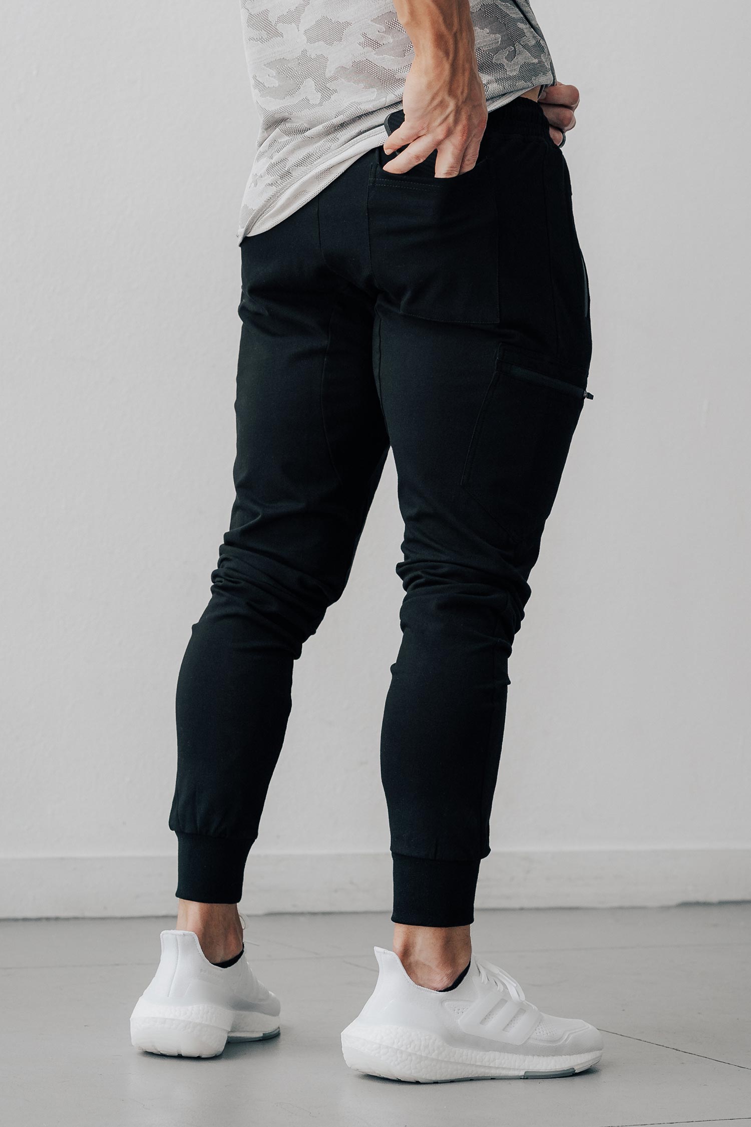 メンズウェア 8YARDS Ribbed Joggers | Black Buy adidas Black Z.N.E. Tracksuit Joggers from Next USA