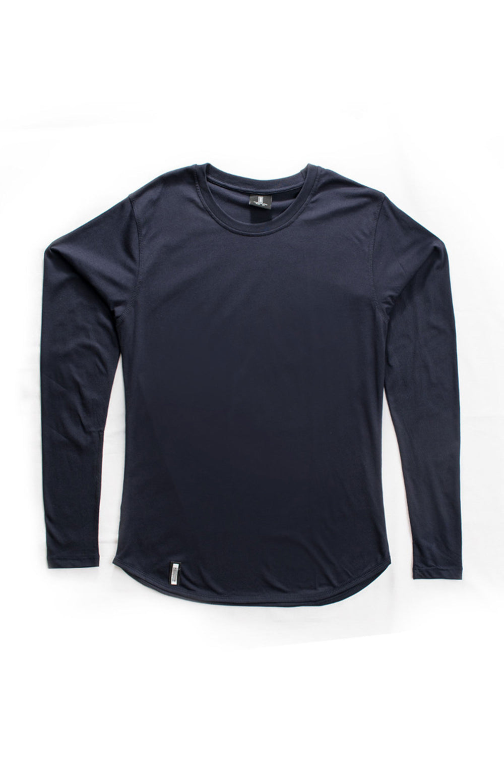 Curved Hem Long Sleeve Midnight Blue