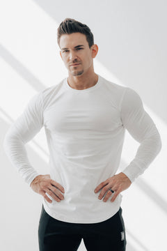 Core Long Sleeve White