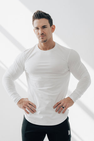 Core Long Sleeve White