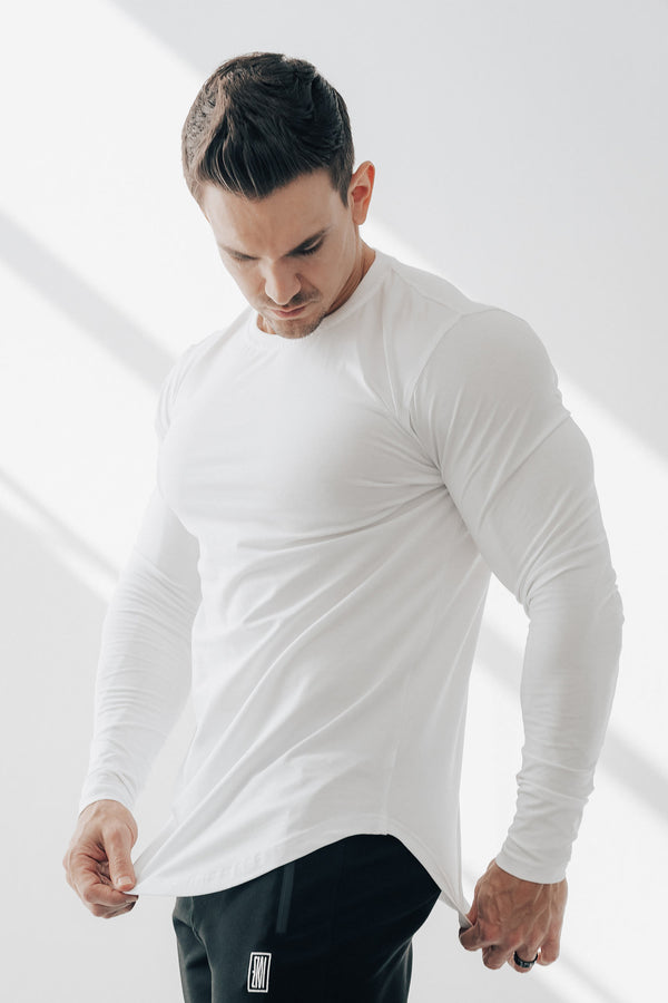 Core Long Sleeve White