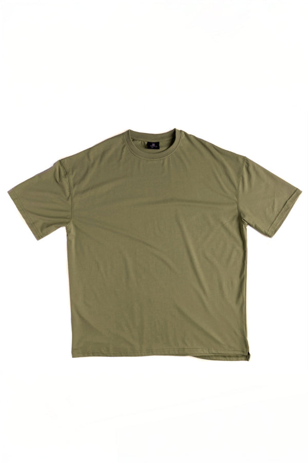 Oversized Tee Khaki Green