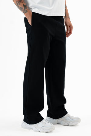 Straight Leg Joggers Black