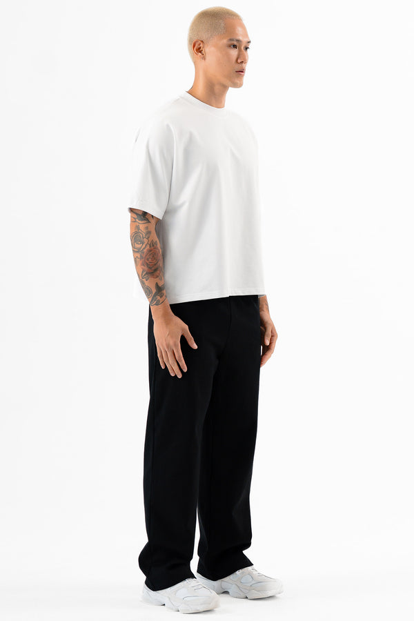 Straight Leg Joggers Black