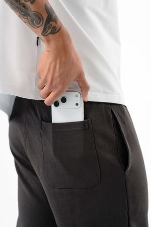 Straight Leg Joggers Carbon