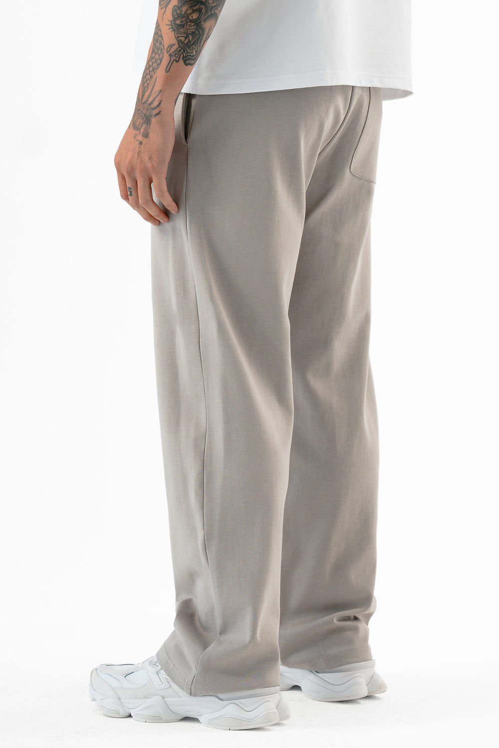 Straight Leg Joggers Concrete