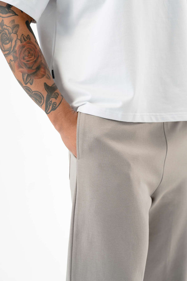 Straight Leg Joggers Concrete