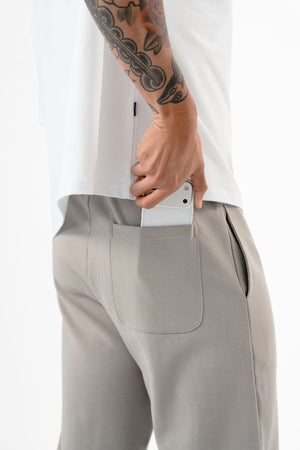 Straight Leg Joggers Concrete