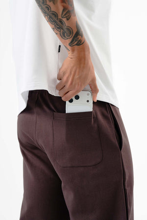 Straight Leg Joggers Espresso