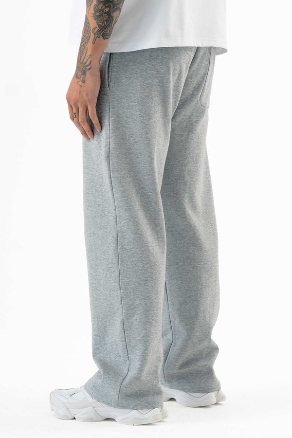 Straight Leg Joggers Heather Gray