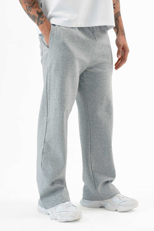 Straight Leg Joggers Heather Gray