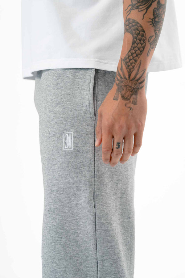 Straight Leg Joggers Heather Gray