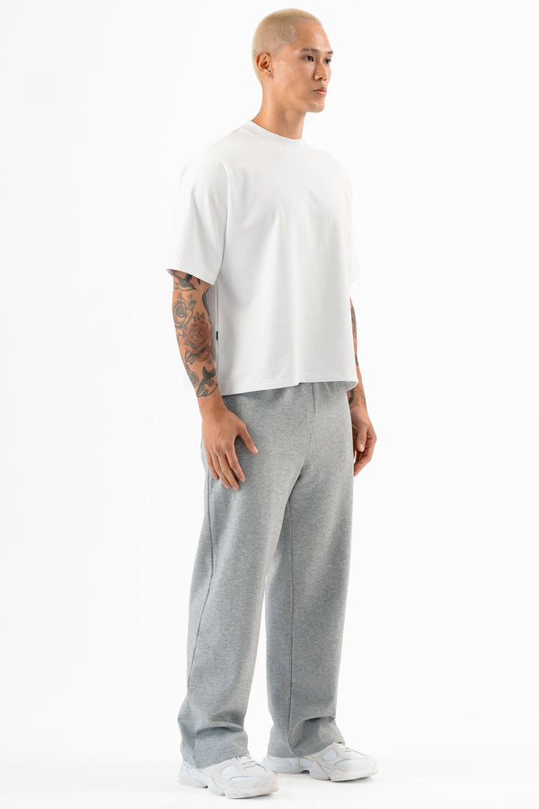 Straight Leg Joggers Heather Gray