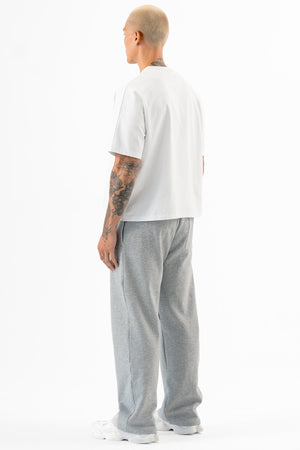 Straight Leg Joggers Heather Gray