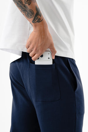 Straight Leg Joggers Navy