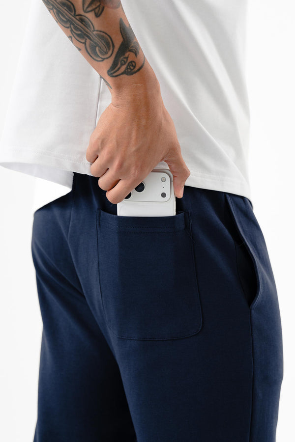 Straight Leg Joggers Navy