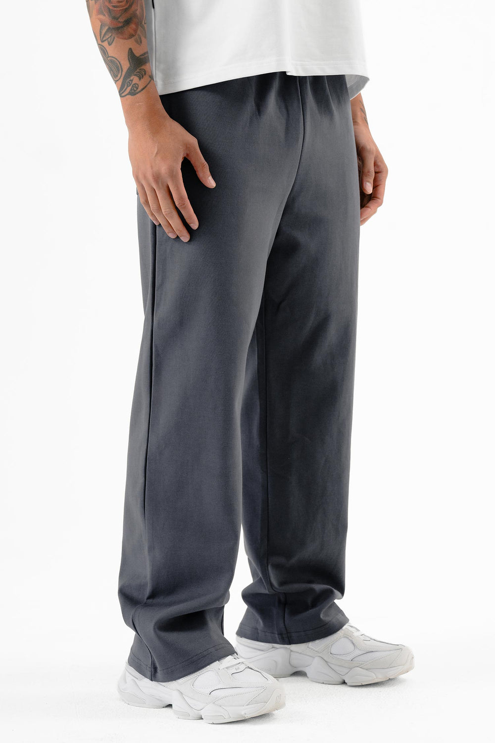 Straight Leg Joggers Steel