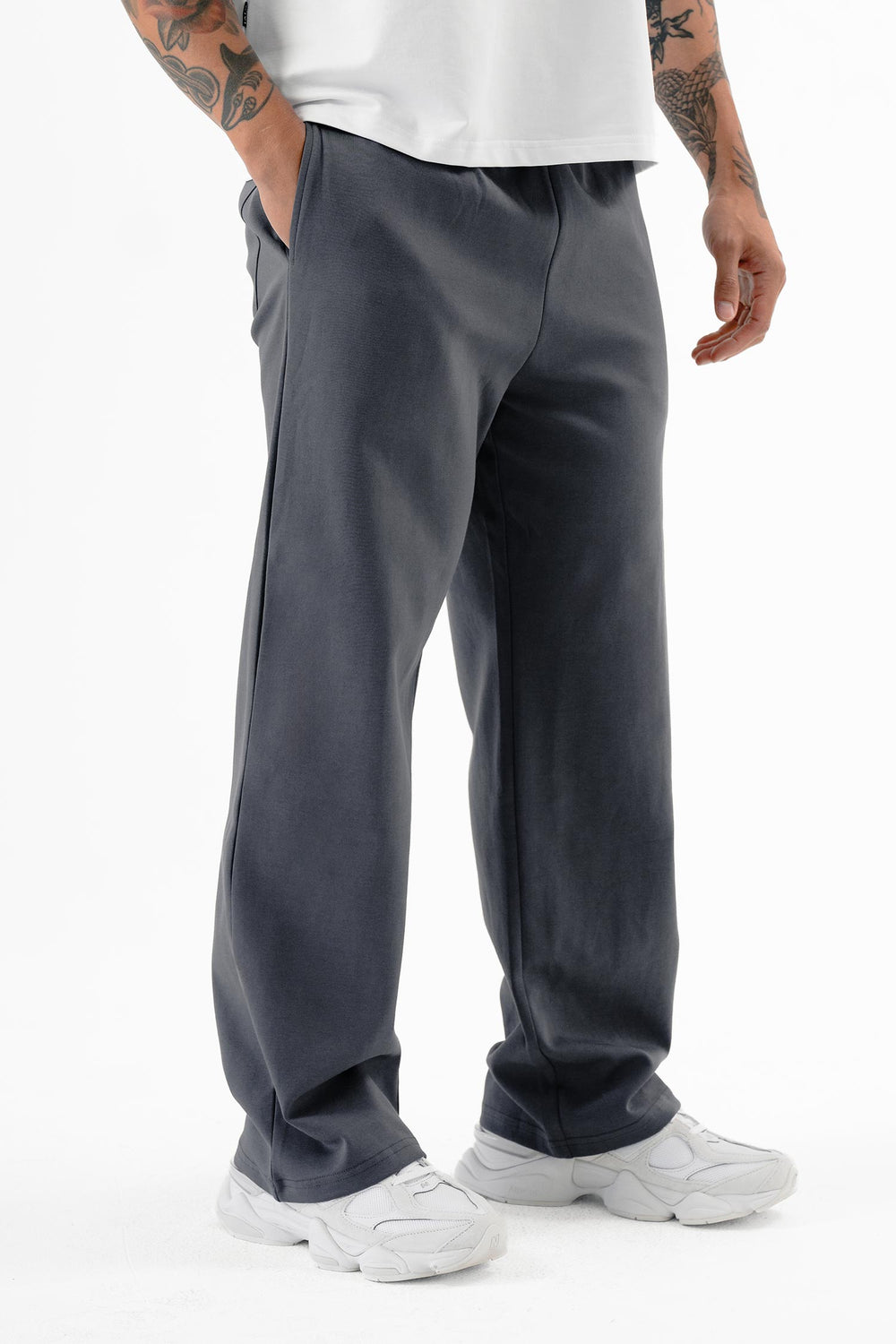 Straight Leg Joggers Steel