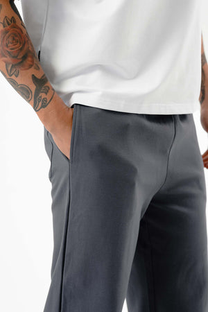Straight Leg Joggers Steel
