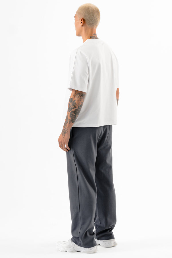 Straight Leg Joggers Steel
