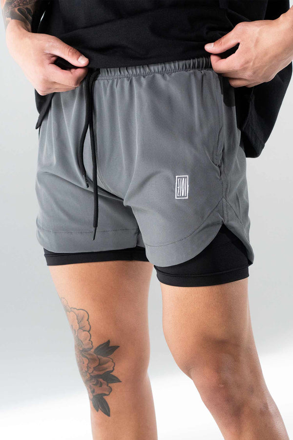 Lifestyle Lined Shorts Charcoal/Black