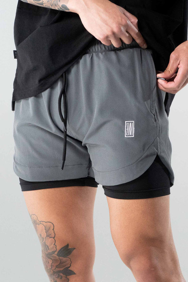 Lifestyle Lined Shorts Charcoal/Black