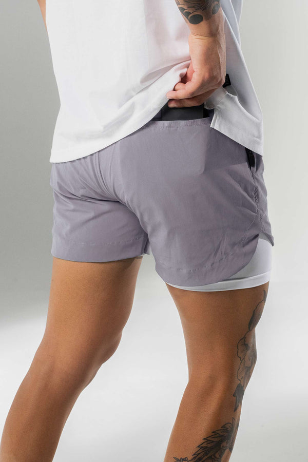 Lifestyle Lined Shorts Stone