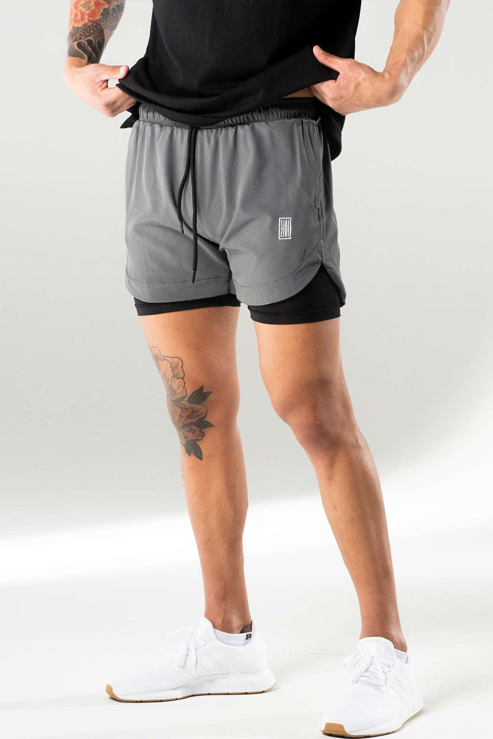 Lifestyle Lined Shorts Charcoal/Black