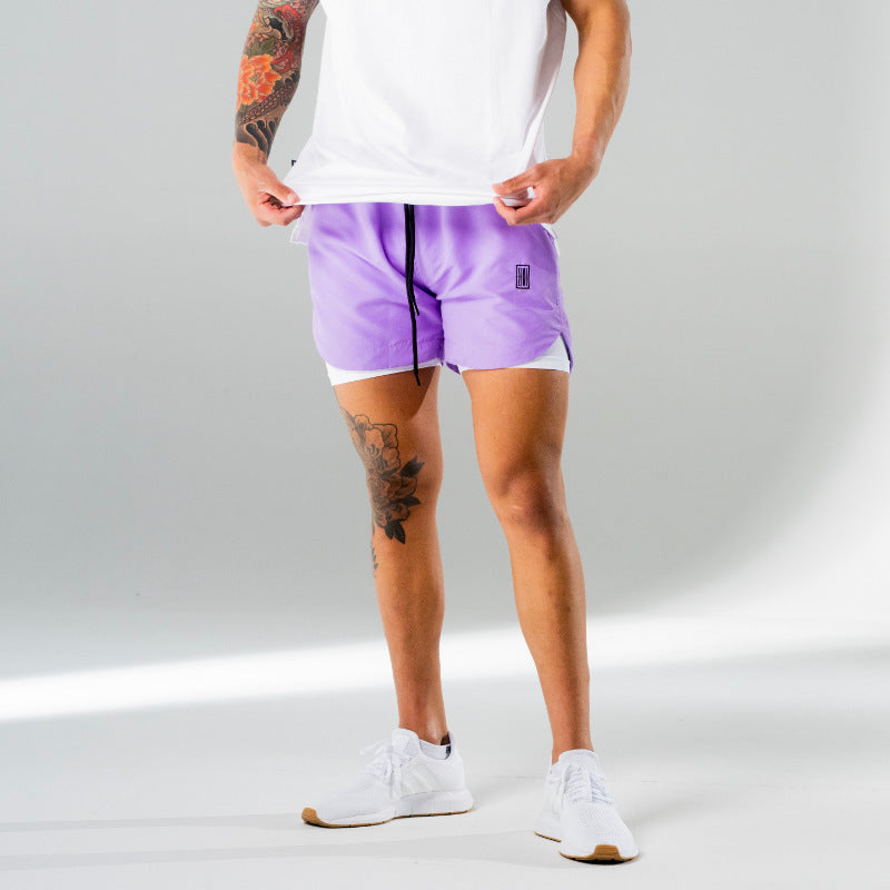 Lifestyle Lined Shorts Lavender/White