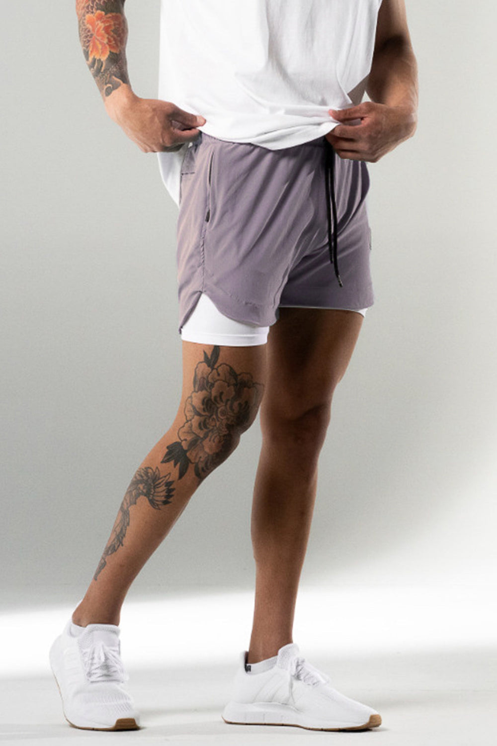 Lifestyle Lined Shorts Stone