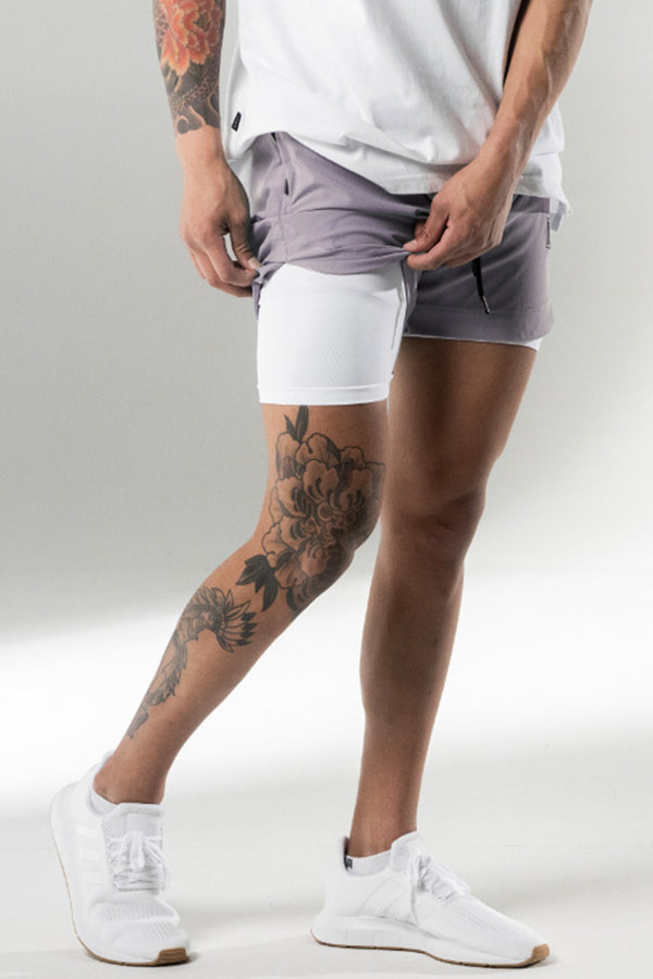 Lifestyle Lined Shorts Stone