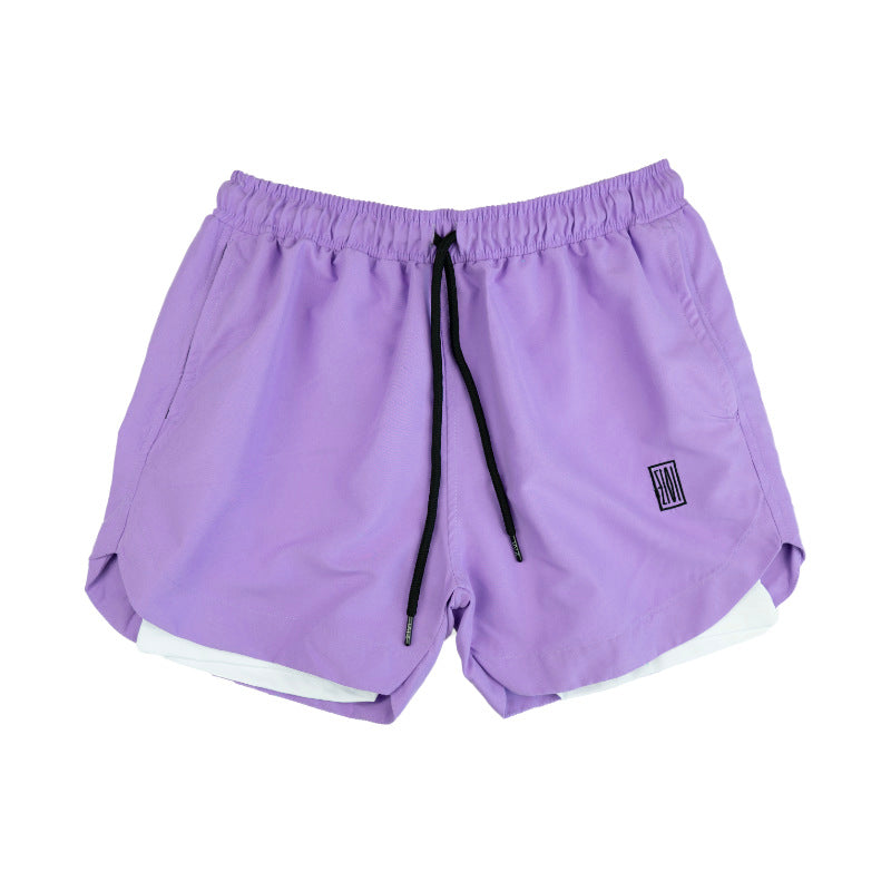 Lifestyle Lined Shorts Lavender/White
