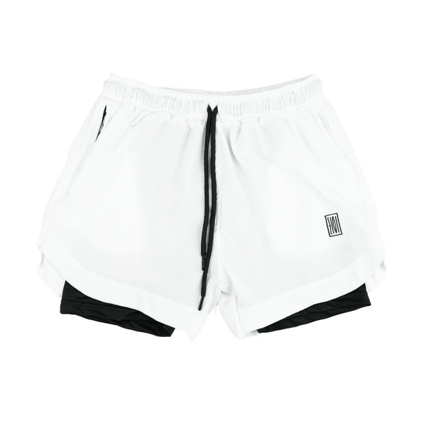 Lifestyle Lined Shorts White/Black