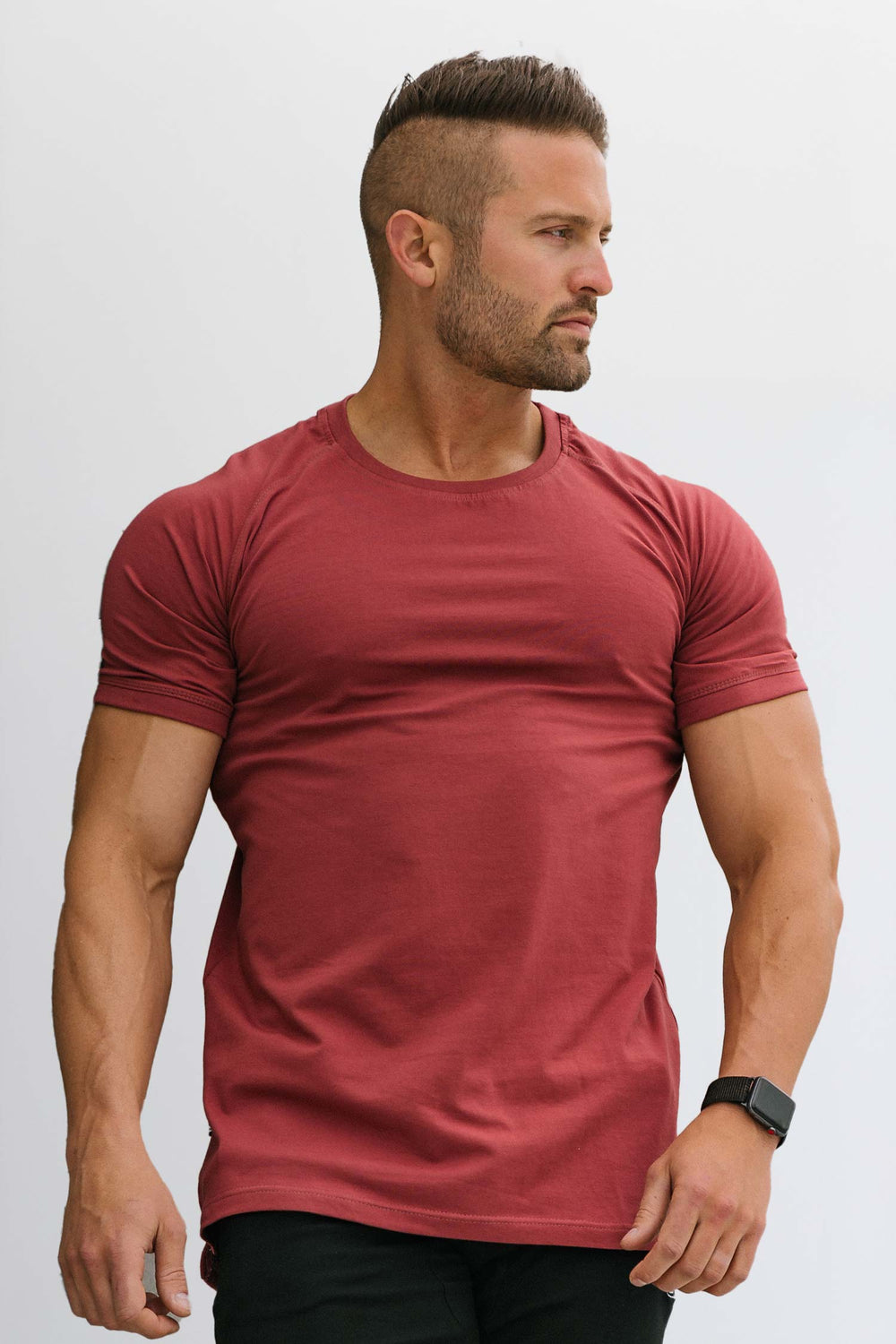 Straight Hem Tee Marsala