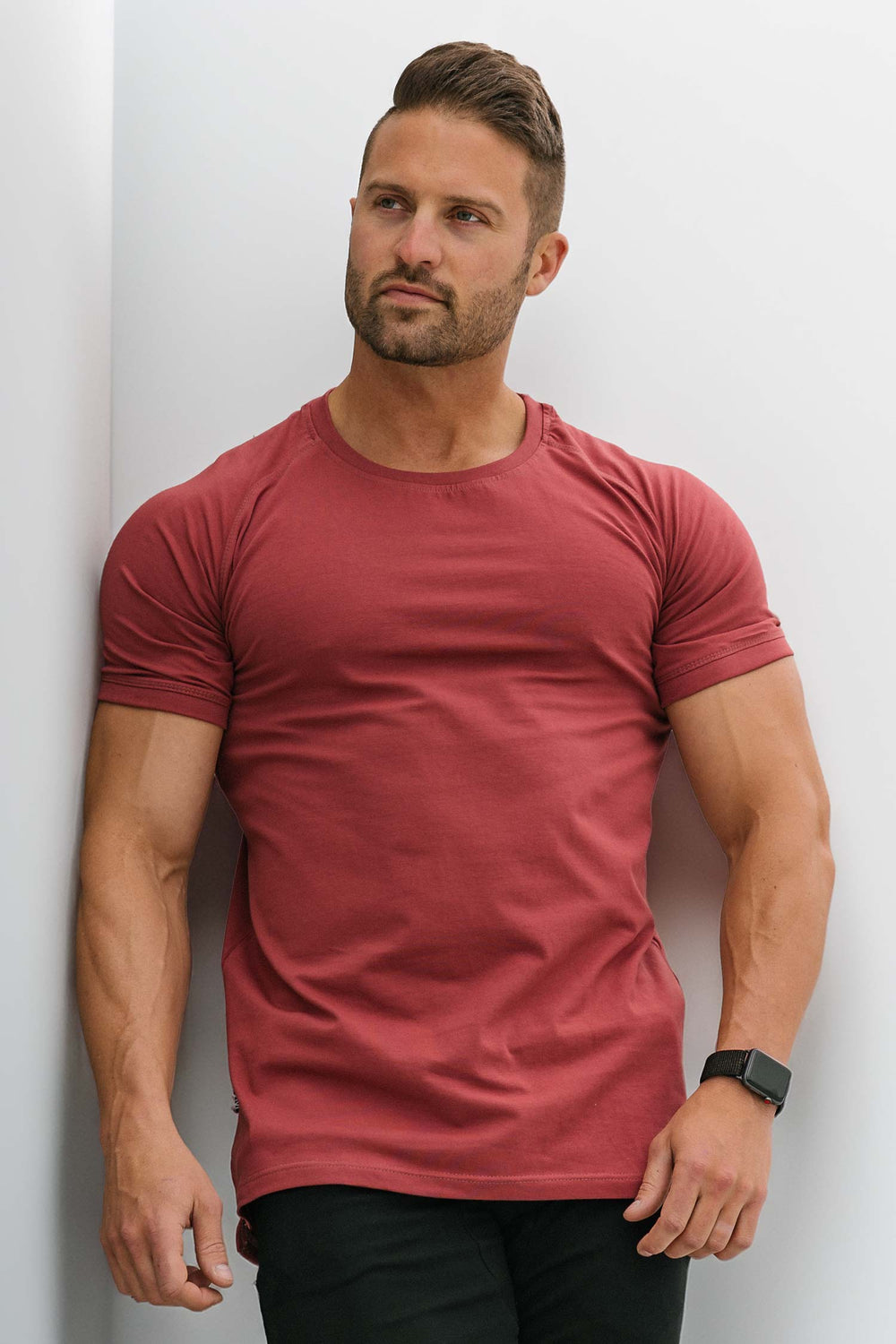 Straight Hem Tee Marsala