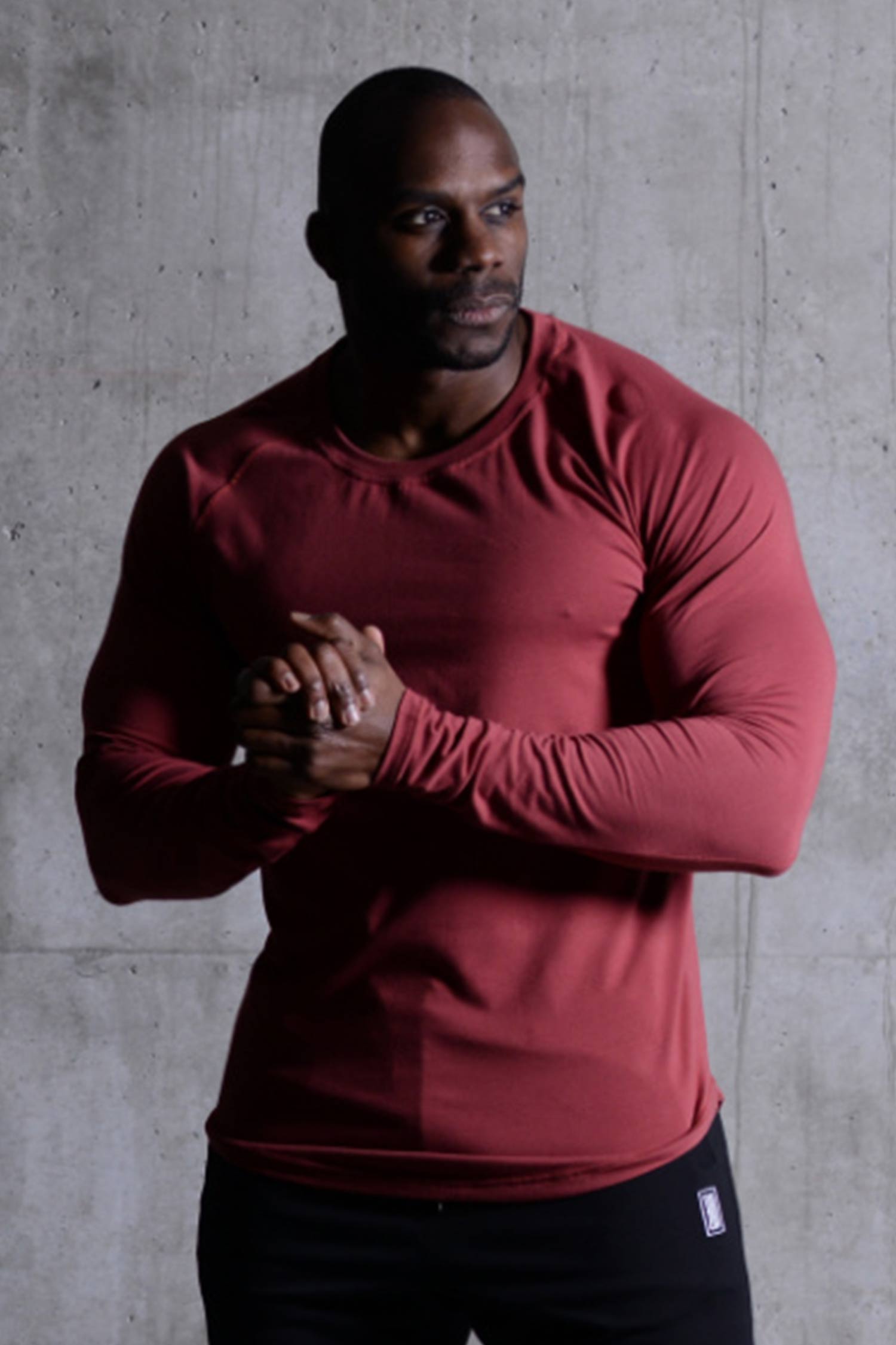 Scoop Long Sleeve Marsala