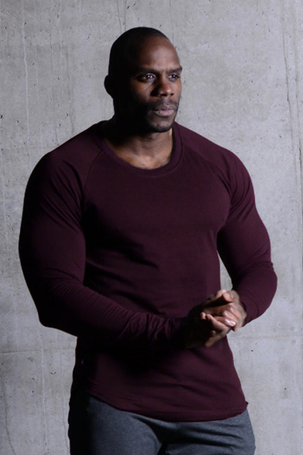 Scoop Long Sleeve Merlot
